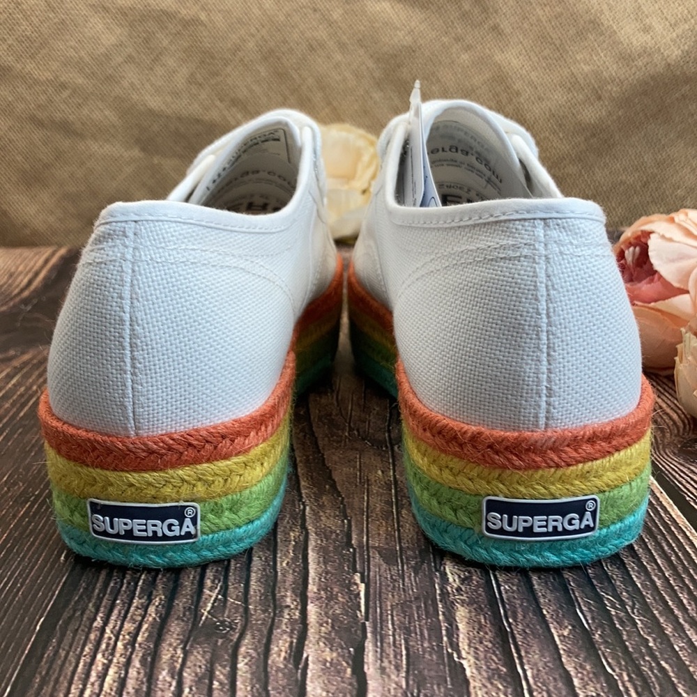 SUPERGA Cotcoloropew Espadrille Sneaker 7M - Picture 5 of 8